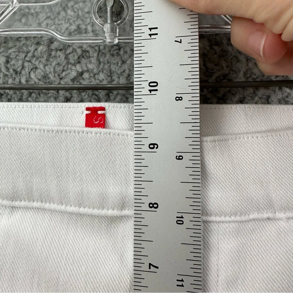 Spanx Jean-ish Leggings Crop White Pull On Elastic Waist Women's Small x 23.5 - Picture 9 of 10